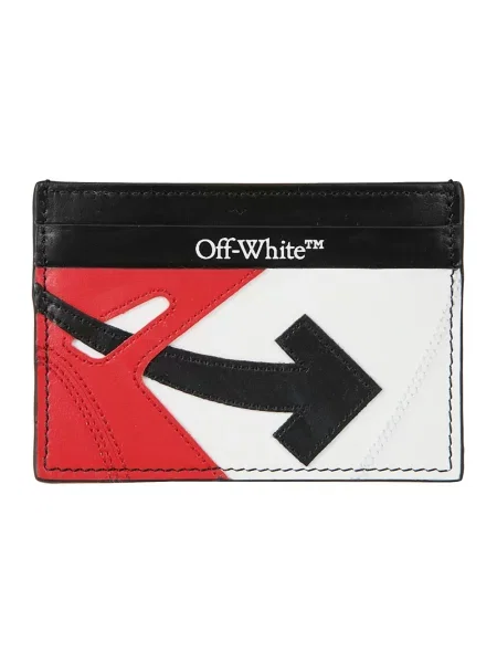 Portfel Off-white skórzany biały