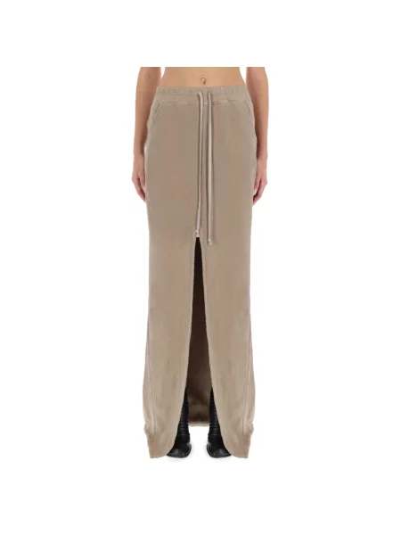 Spódnica maxi Rick Owens beżowa