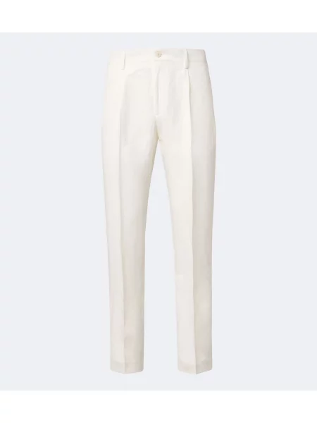 Pantaloni Canali de in alb