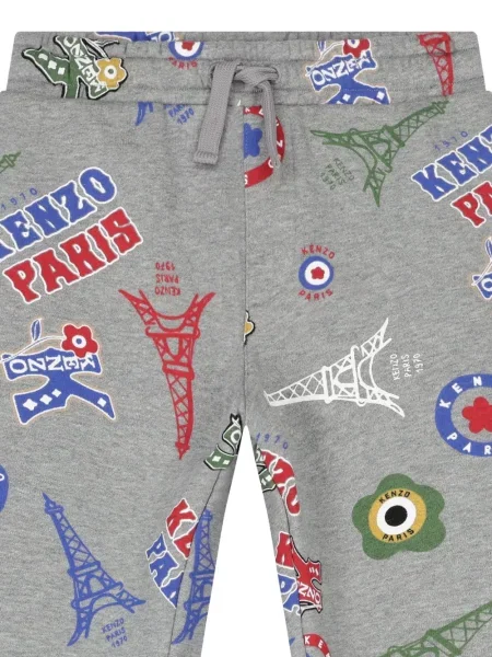 Joggery dziecięce Kenzo szare