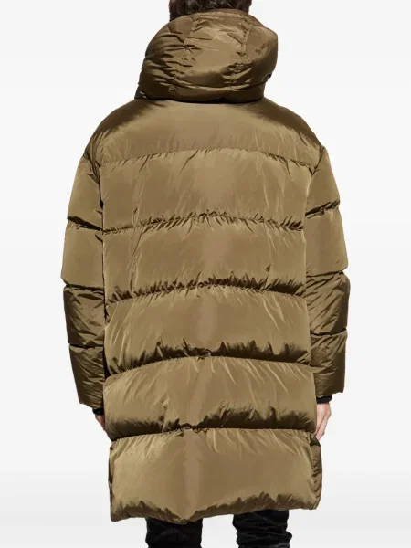 Palton Dsquared2 cu glugă maro