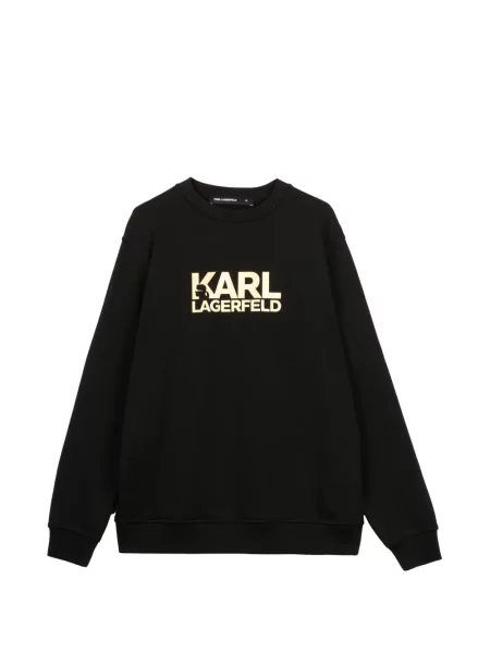 Hanorac Karl Lagerfeld cu imagine negru