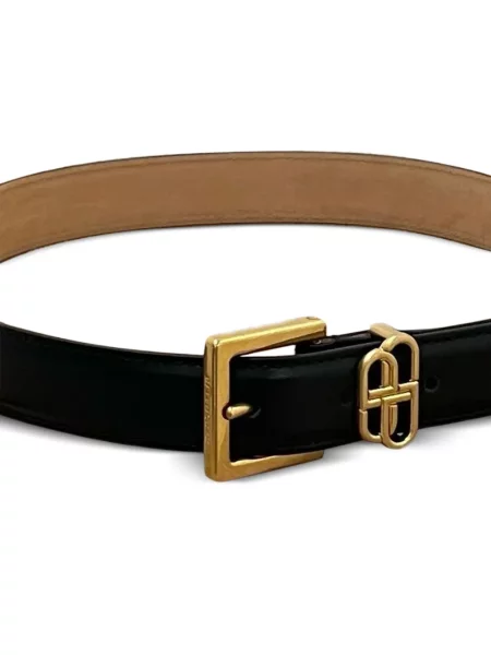 Cu centură curea Balenciaga din piele negru