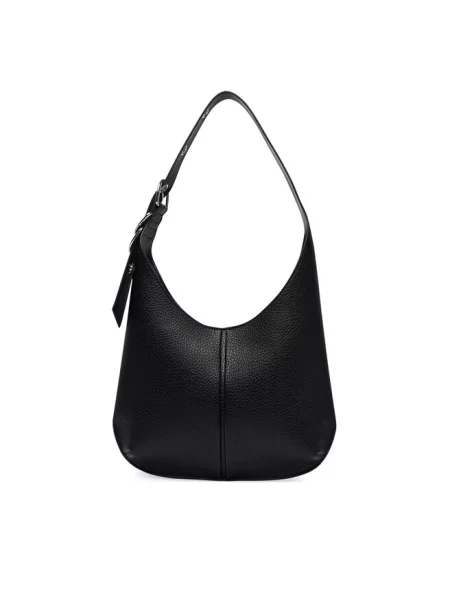 BOSS torebka hobo z imitacji skóry CLARICE HOBO czarna