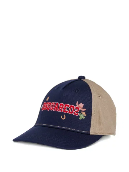 Czapka z daszkiem dziecięca Dsquared2 niebieska