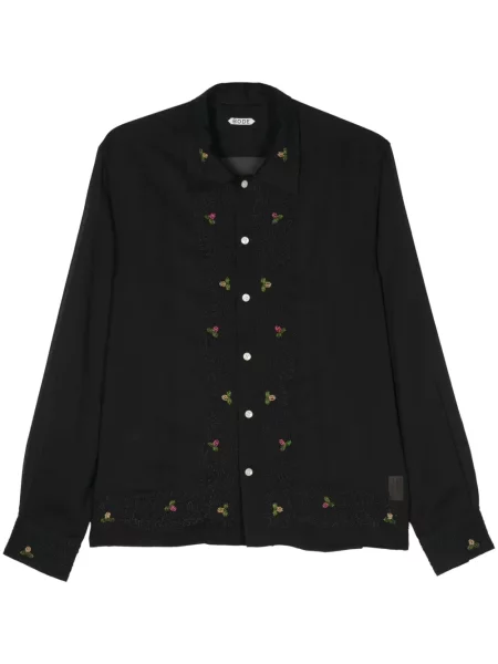 Прозрачна риза Bode мъниста черно