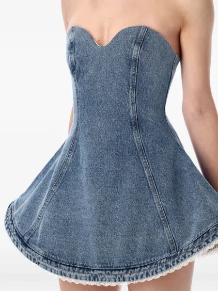 Rochie Magda Butrym din dantelă de costum albastru