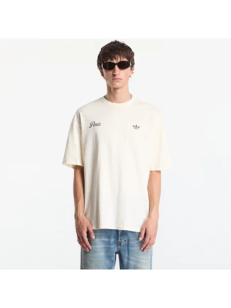 Tricou adidas Paris GFX Tee Cream White XXL alb