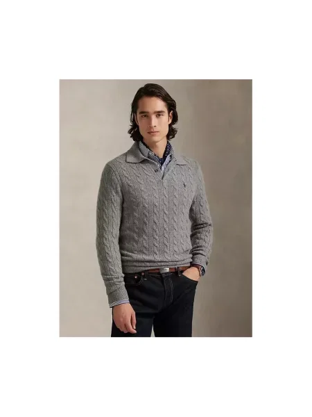 Sweter Polo Ralph Lauren szary