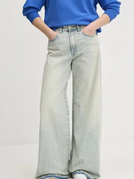Tommy Jeans Дънки Wide Leg син