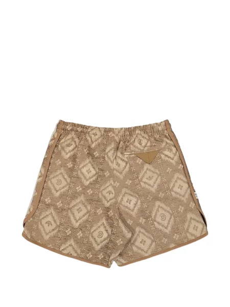 Pantaloni scurți Adidas cu șireturi din dantelă albastru