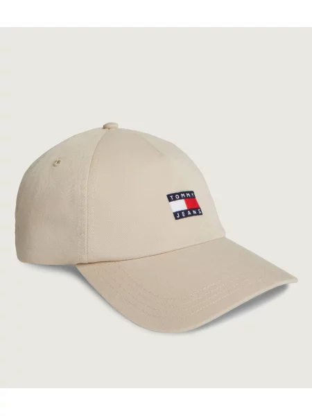 Tommy Jeans Șapcă baseball alb