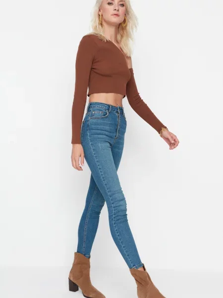 Blugi Trendyol albastru