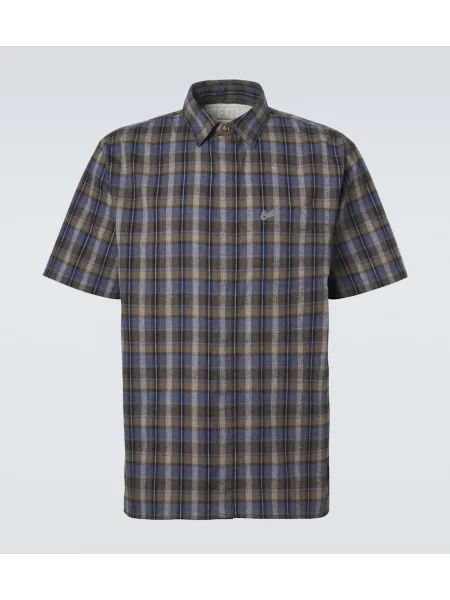 Kostkovaná košile Erl šedá