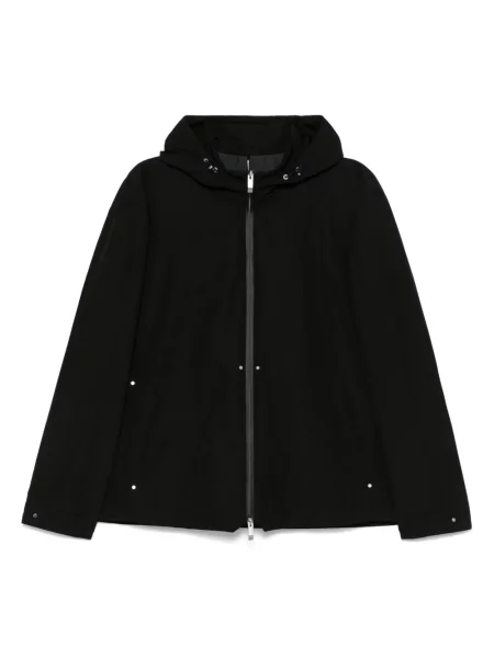 Geacă Moncler cu glugă negru