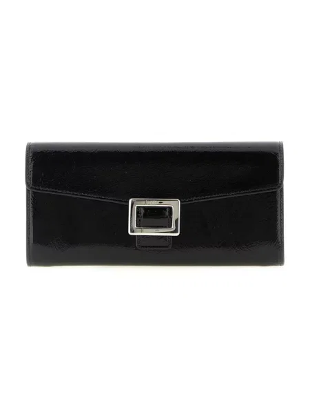 Portfel Roger Vivier skórzany czarny