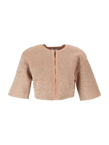 Sweter Elisabetta Franchi beżowy