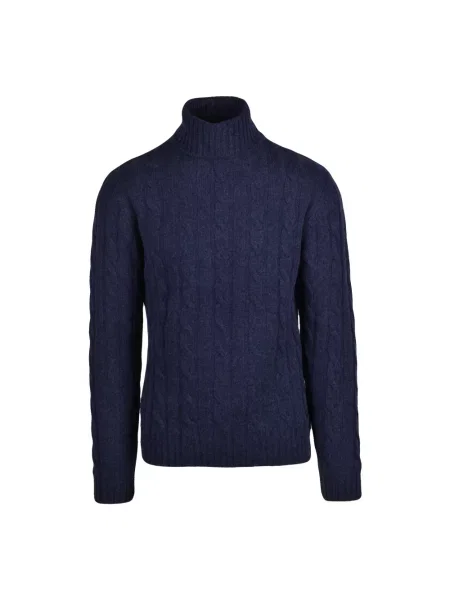 Sweter Daniele Fiesoli wełniany niebieski