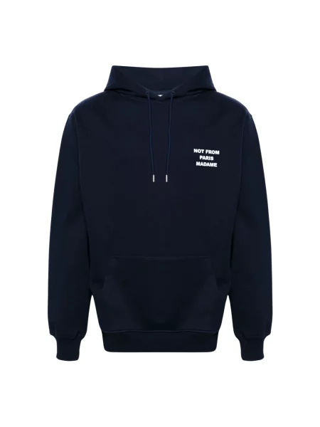 Bluza z kapturem Drole De Monsieur niebieska