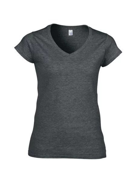 Koszulka Krótki Rękaw VNeck szara