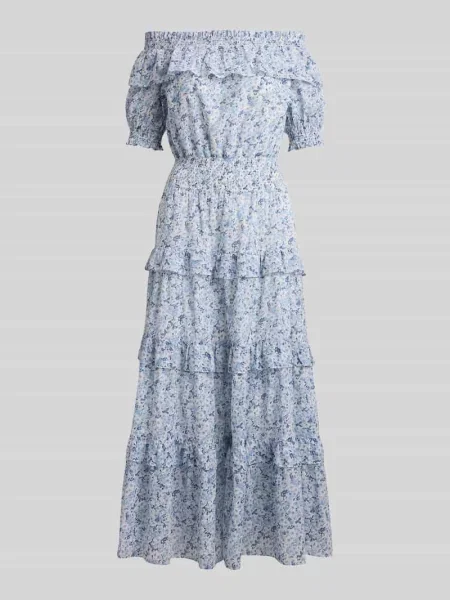 Sukienka casualowa z czystej bawełny Lauren Ralph Lauren
