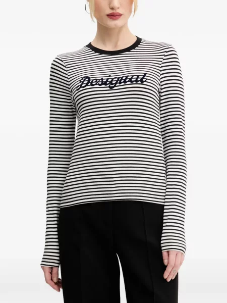 Tricou Desigual cu imagine alb