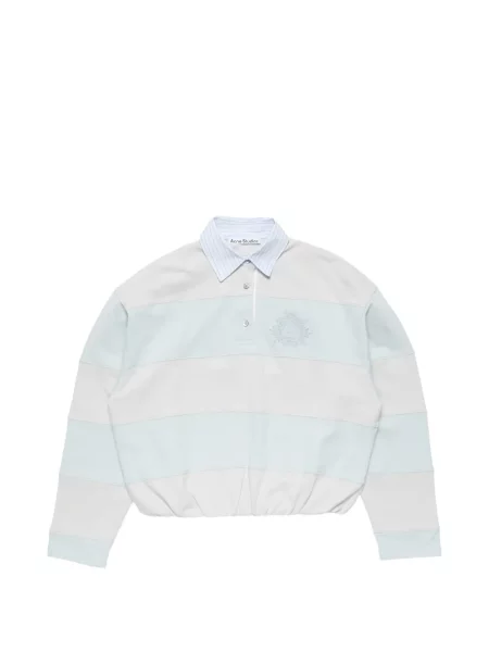 Tricou polo Acne Studios albastru