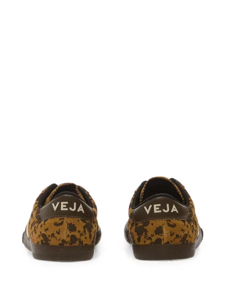 Sneakerși Veja din piele de căprioară negru