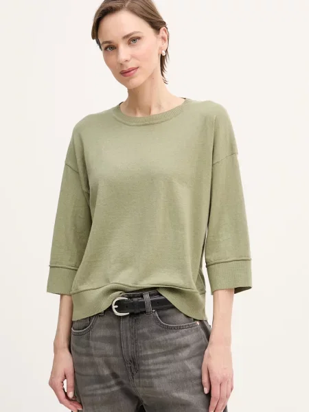 United Colors of Benetton pulover z volno zelena