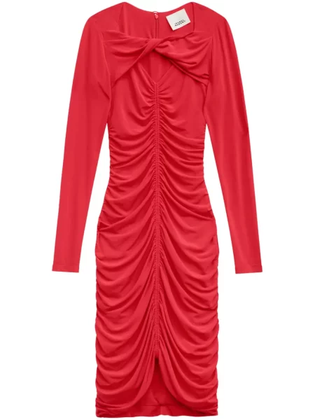 Rochie midi Isabel Marant până la genunchi de costum roșu