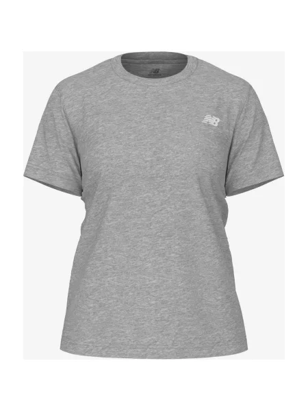 Koszulka New Balance Jersey Small Logo z krótkim rękawem S szara