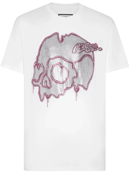 Tricou Philipp Plein alb