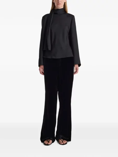 Pantaloni Róhe de catifea negru