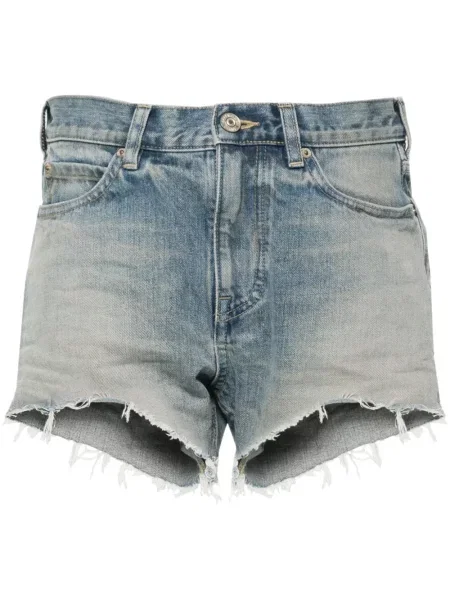 Małe mały szorty jeansowe Balenciaga niebieskie