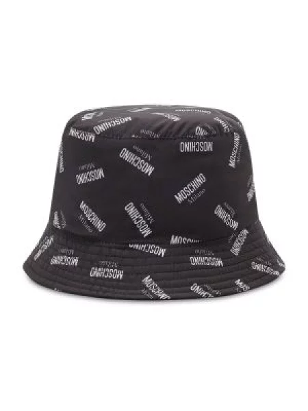 Moschino klobúk bucket dámsky čierna