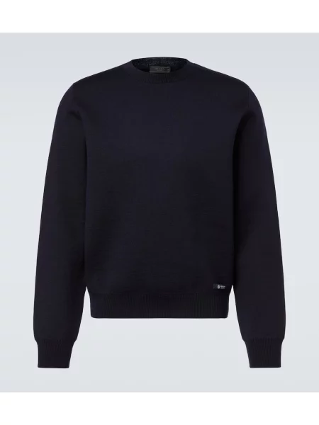 Volneni pulover Prada modra