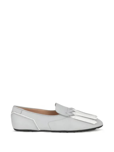 Pantofi loafer Tod's din piele gri