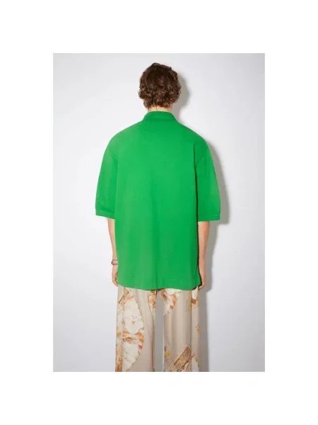Koszulka polo Acne Studios zielona