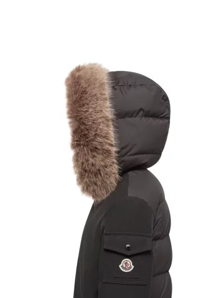 Kurtka puchowa dziecięca Moncler Enfant czarna