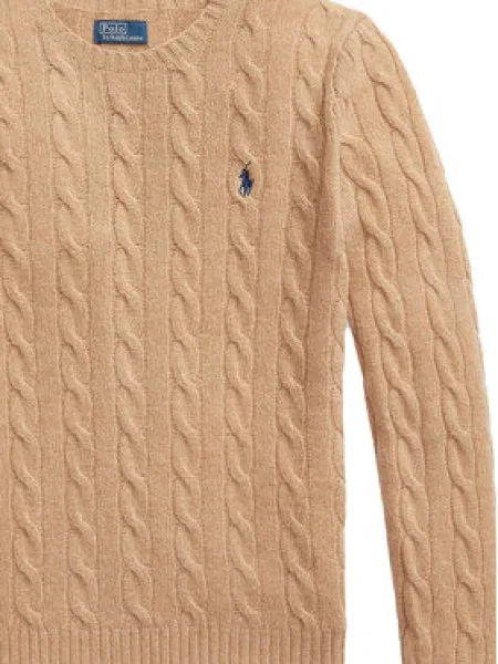 Gyapjú szvetter Polo Ralph Lauren bézs