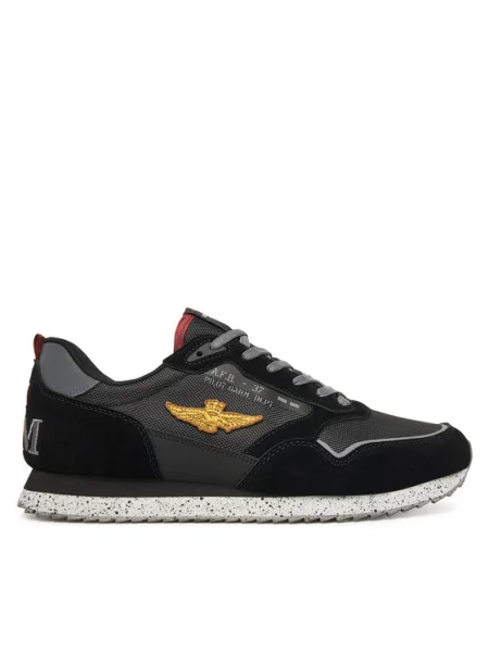 Маратонки Aeronautica Militare SNEAKERS мъжки черно