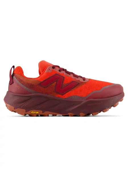 Buty do biegania New Balance Fresh Foam Hierro V9 neo flame/mulled wine czerwone