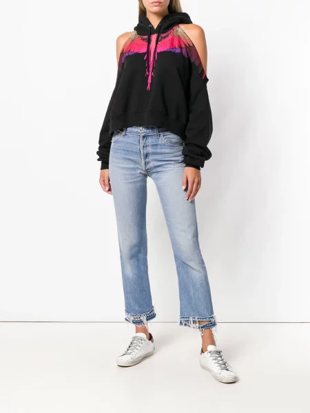 Περικομμένο hoodie County Of Milan μαύρο