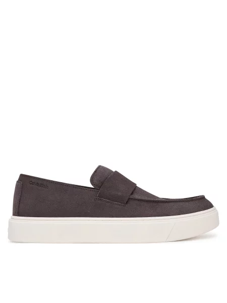 Loaferice Calvin Klein Hybrid Clean Cup Loafer Band Su smeđa