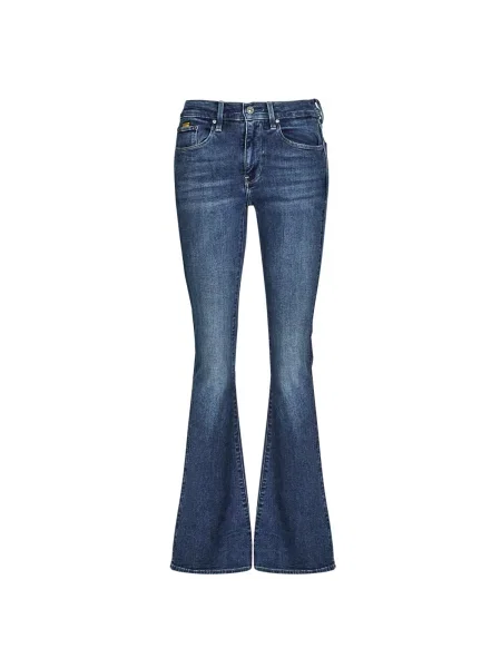 Džínsy so strihom ku čižmám G-star Raw modrá
