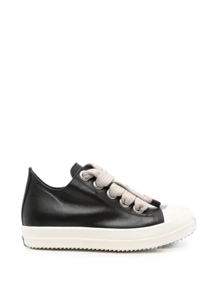 Кожени маратонки Rick Owens черно