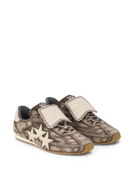 Sneakerși Amiri fără toc maro