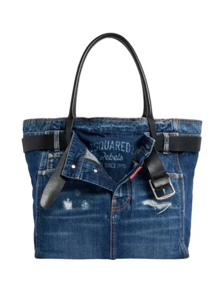 Geantă shopper Dsquared2 albastru