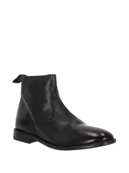 Botine Moma din piele negru