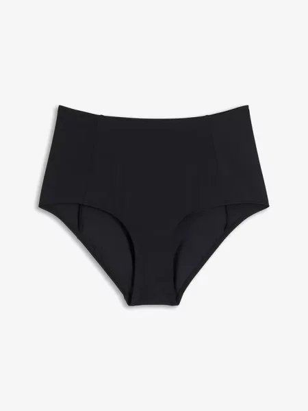 Figi bikini z wysoką talią czarne